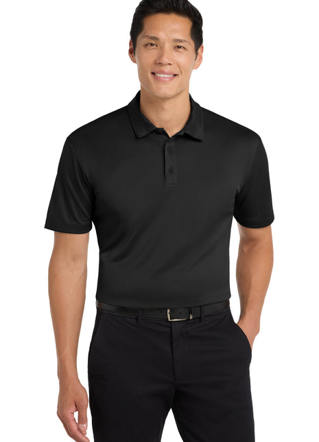 Port Authority® Tall Silk Touch™ Performance Polo. TLK540 - Black | Port Authority