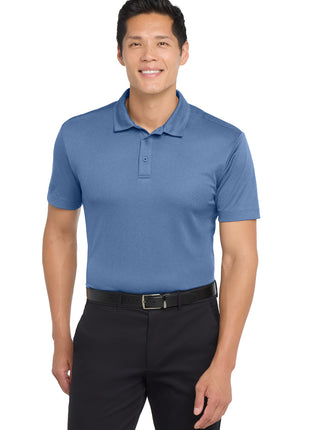 Port Authority ® Heathered Silk Touch ™ Performance Polo. K542 - Moonlight Blue Heather | Port Authority