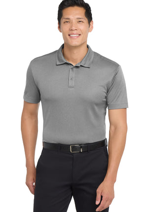 Port Authority ® Heathered Silk Touch ™ Performance Polo. K542 - Shadow Grey Heather | Port Authority