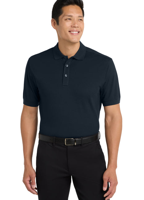 Port Authority® Stretch Pique Polo. K555 - Dress Blue Navy | Port Authority