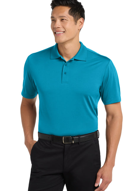 Port Authority® Diamond Jacquard Polo. K569 - Blue Wake | Port Authority