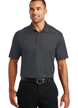 Port Authority® Pinpoint Mesh Polo. K580 - Battleship Grey | Port Authority