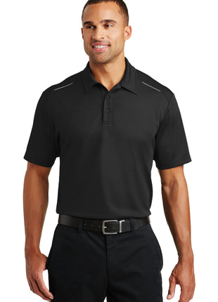 Port Authority® Pinpoint Mesh Polo. K580 - Black | Port Authority