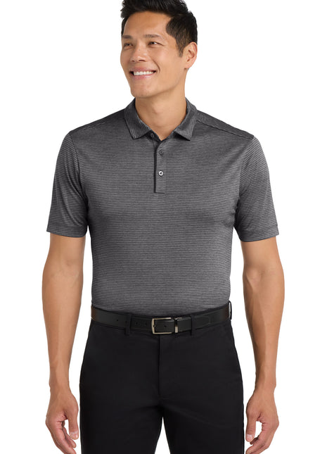 Port Authority ® Shadow Stripe Polo. K585 - Deep Black | Port Authority