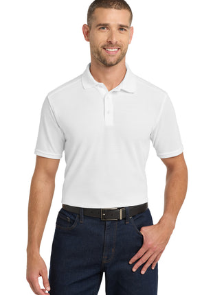 Port Authority ® EZPerformance ™ Pique Polo. K600 - White | Port Authority