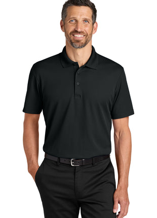 Port Authority® Plaited Pique Polo K620 - Deep Black | Port Authority