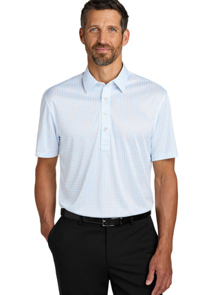 Port Authority® Shirt Collar Polo K700 - Cloud Blue Check | Port Authority