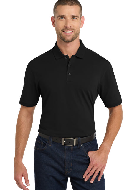 Port Authority® EZCotton® Polo. K8000 - Black | Port Authority