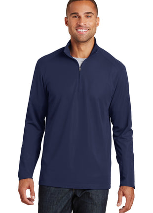 Port Authority® Pinpoint Mesh 1/2-Zip. K806 - True Navy | Port Authority