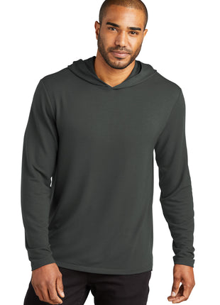 Port Authority® Microterry Pullover Hoodie K826 - Charcoal | Port Authority