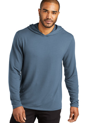 Port Authority® Microterry Pullover Hoodie K826 - Dusk Blue | Port Authority
