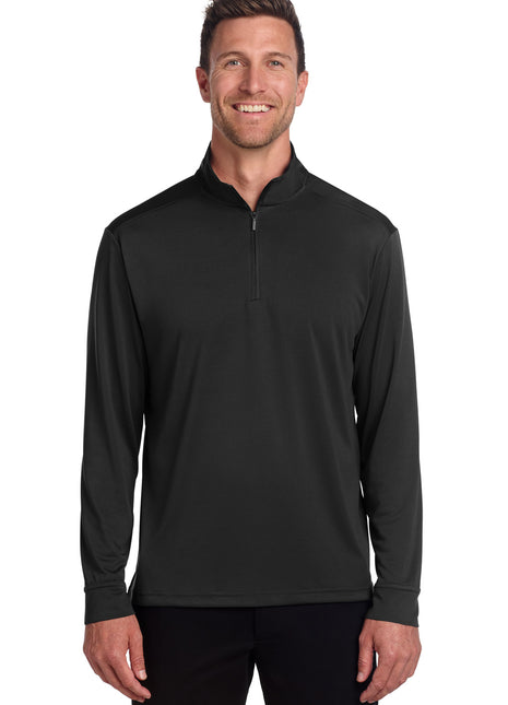 Port Authority® C-FREE® Snag-Proof 1/4-Zip K865 - Deep Black | Port Authority