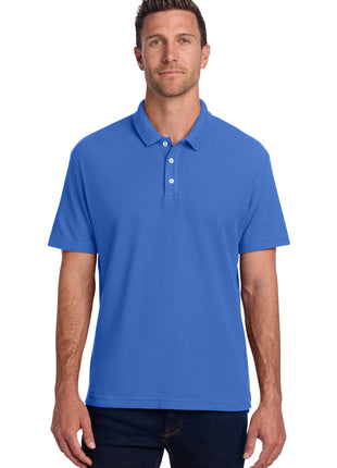 Port Authority® C-FREE® Cotton Blend Pique Polo K867 - True Blue | Port Authority