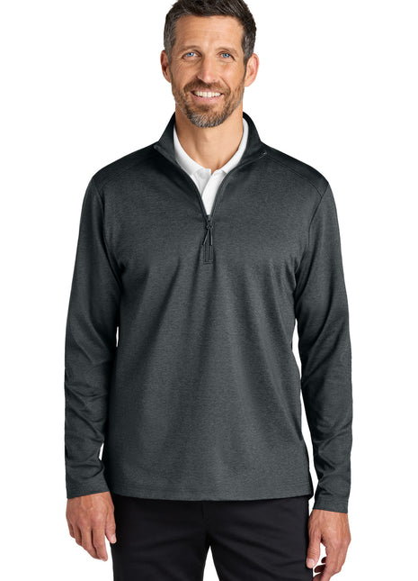 Port Authority® C-FREE® Double Knit 1/4-Zip K880 - Grey Steel Heather | Port Authority