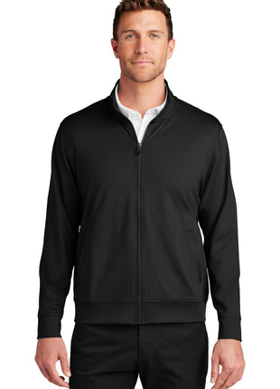 Port Authority® C-FREE® Double Knit Full-Zip K881 - Deep Black | Port Authority