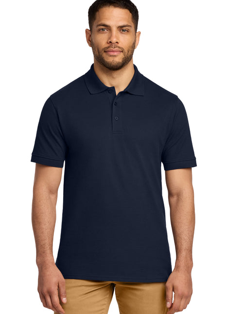 Port & Co™ Combed Ring Spun Pique Polo. KP1500 - Deep Navy | Port & Co