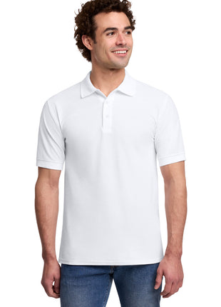 Port & Co™ Core Blend Pique Polo. KP155 - White | Port & Co