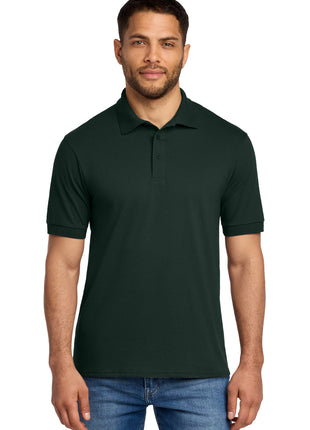 Port & Co™ Core Blend Jersey Knit Polo. KP55 - Dark Green | Port & Co