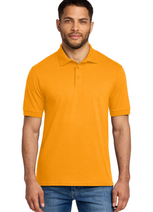 Port & Co™ Core Blend Jersey Knit Polo. KP55 - Gold | Port & Co