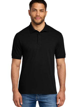 Port & Co™ Core Blend Jersey Knit Polo. KP55 - Jet Black | Port & Co