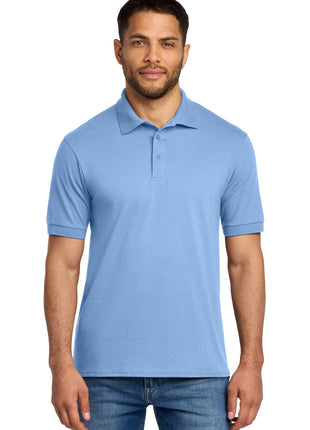 Port & Co™ Core Blend Jersey Knit Polo. KP55 - Light Blue | Port & Co
