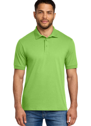 Port & Co™ Core Blend Jersey Knit Polo. KP55 - Lime | Port & Co