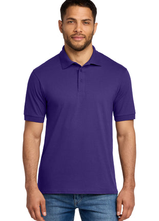 Port & Co™ Core Blend Jersey Knit Polo. KP55 - Purple | Port & Co