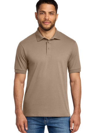 Port & Co™ Core Blend Jersey Knit Polo. KP55 - Sand | Port & Co