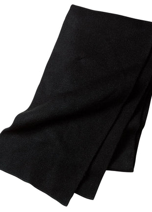 Port Authority® Knitted Scarf.  KS01 - Black | Port Authority