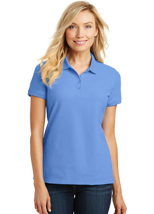 Port Authority® Women's Core Classic Pique Polo. L100 - Carolina Blue | Port Authority