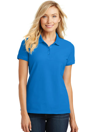 Port Authority® Women's Core Classic Pique Polo. L100 - Coastal Blue | Port Authority