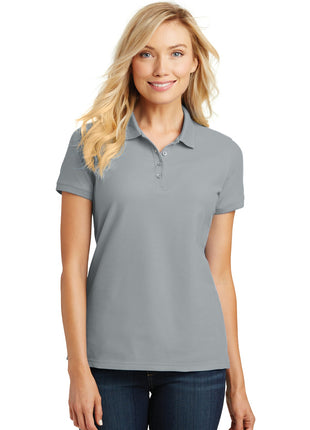 Port Authority® Women's Core Classic Pique Polo. L100 - Gusty Grey | Port Authority