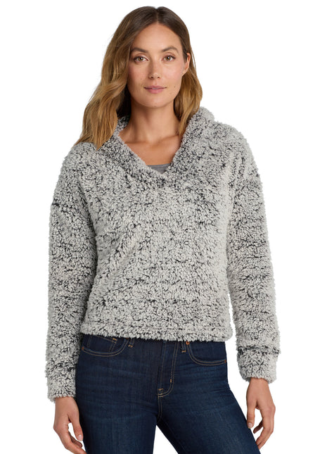 Port Authority ® Women's Cozy Fleece Hoodie. L132 - Grey Heather | Port Authority