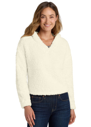 Port Authority ® Women's Cozy Fleece Hoodie. L132 - Marshmallow | Port Authority