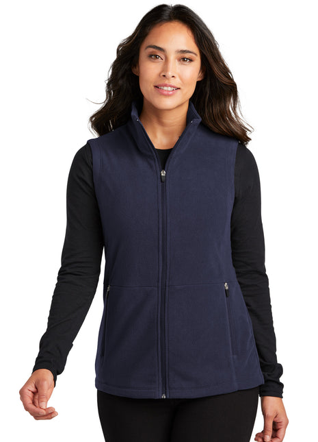 Port Authority® Women's Accord Microfleece Vest L152 - Navy | Port Authority
