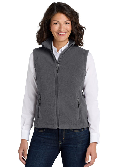Port Authority® Women's Value Fleece Vest. L219 - Iron Grey | Port Authority