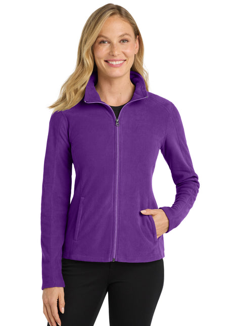 Port Authority® Women's Microfleece Jacket. L223 - Amethyst Purple | Port Authority