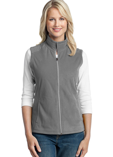 Port Authority® Women's Microfleece Vest. L226 - Pearl Grey | Port Authority