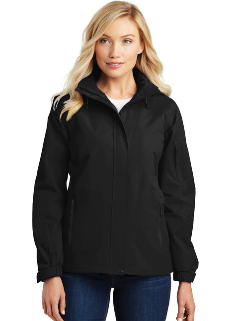 Port Authority® Women's All-Season II Jacket. L304 - Black/ Black | Port Authority