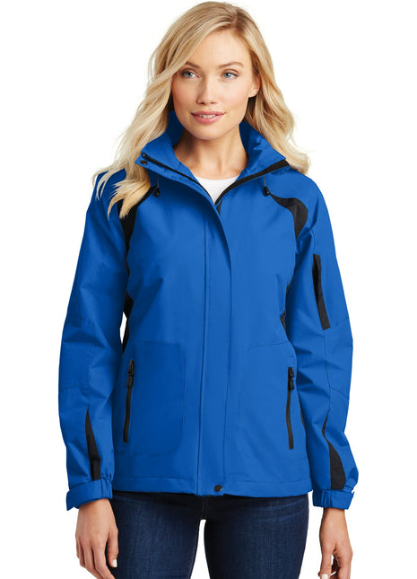Port Authority® Women's All-Season II Jacket. L304 - Snorkel Blue/ Black | Port Authority