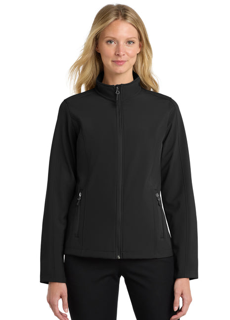 Port Authority® Women's Core Soft Shell Jacket. L317 - Black | Port Authority