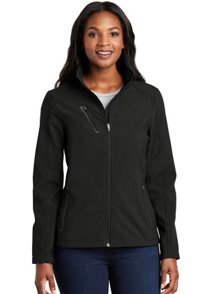 Port Authority® Women's Welded Soft Shell Jacket. L324 - Black | Port Authority