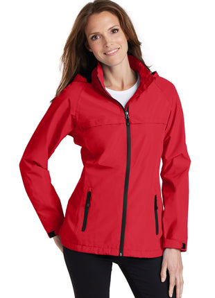 Port Authority® Women's Torrent Waterproof Jacket. L333 - Engine Red | Port Authority