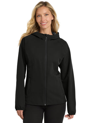 Port Authority ® Women's Essential Rain Jacket L407 - Deep Black | Port Authority