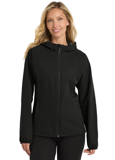 Port Authority ® Women's Essential Rain Jacket L407 - Deep Black | Port Authority