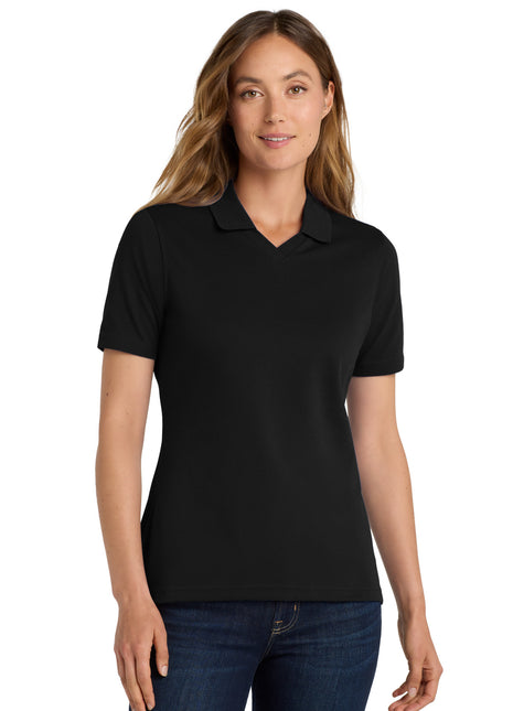 Port Authority® Women's Rapid Dry™ Polo.  L455 - Jet Black | Port Authority