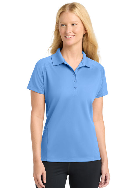 Sport-Tek® Women's Dri-Mesh® Pro Polo. L474 - Carolina Blue | Sport-Tek