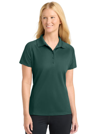 Sport-Tek® Women's Dri-Mesh® Pro Polo. L474 - Dark Green | Sport-Tek