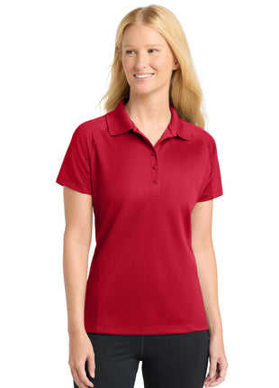 Sport-Tek® Women's Dri-Mesh® Pro Polo. L474 - Engine Red | Sport-Tek