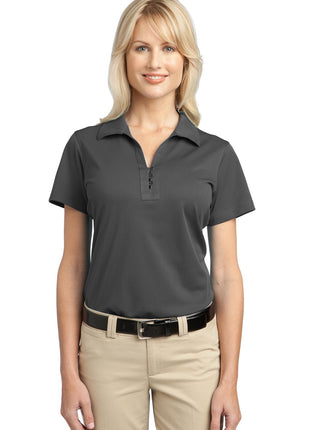 Port Authority® Women's Tech Pique Polo. L527 - Grey Smoke | Port Authority